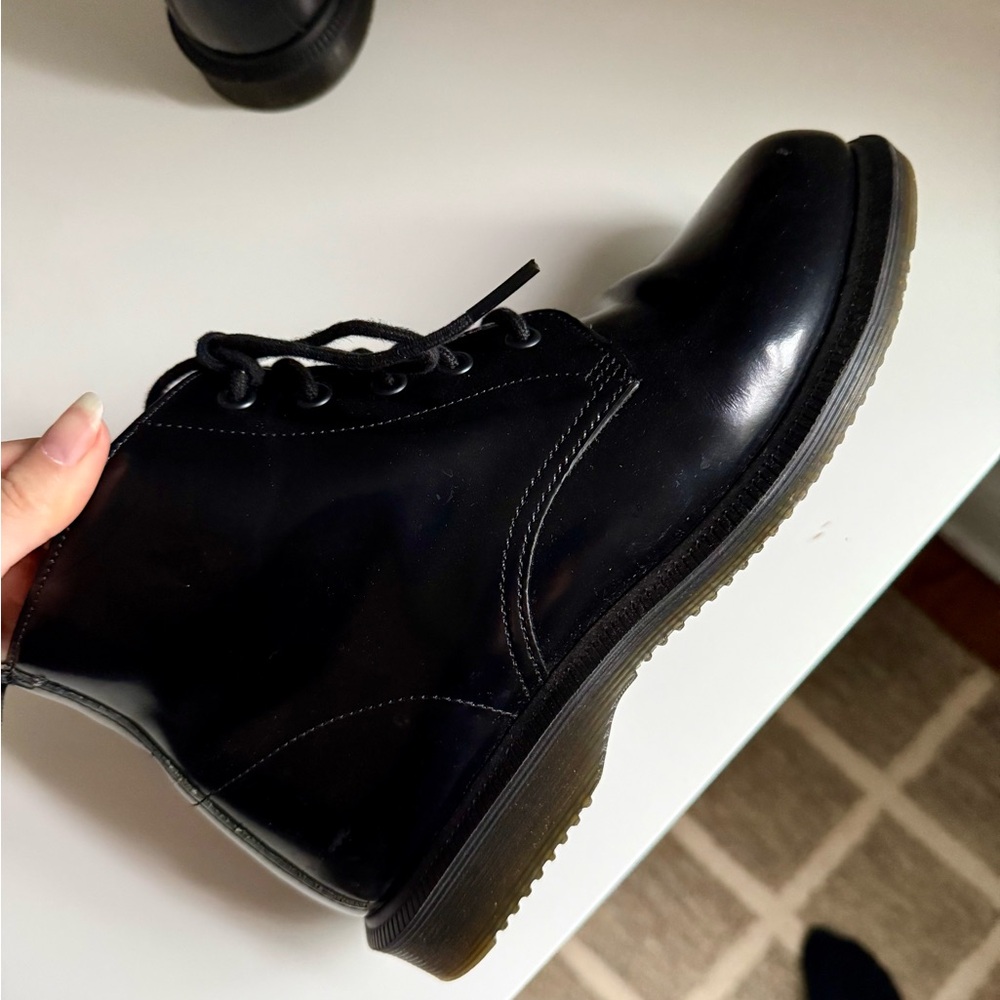 Dr. Martens Emmeline Black Lace Up Boots - Picture 9 of 9
